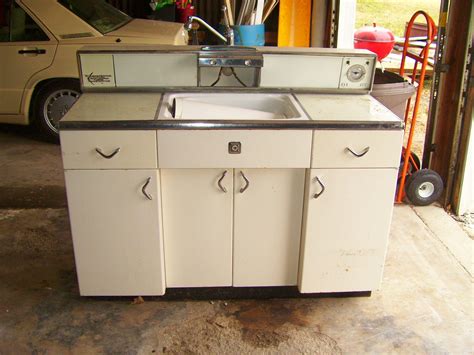 steel kitchen cabinets 1950s|refinished vintage metal kitchen cabinets.